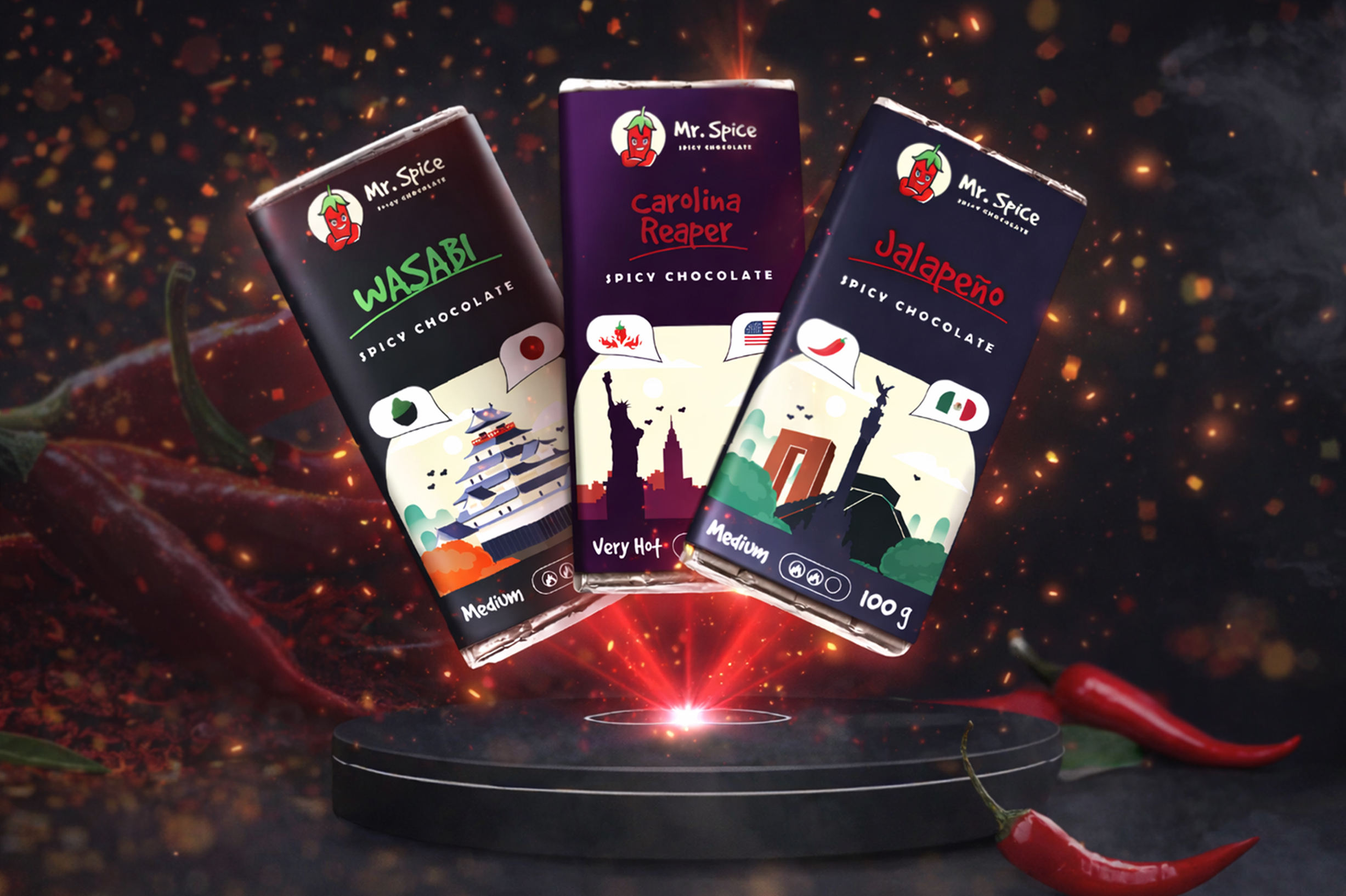 Mr. Spice — Visual identity